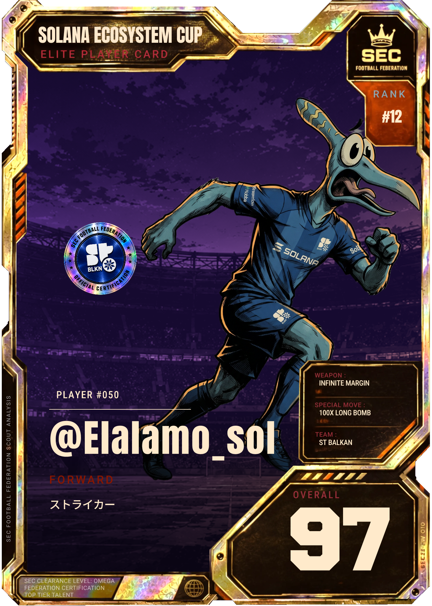 @Elalamo_sol's Solana Ecosystem Cup card